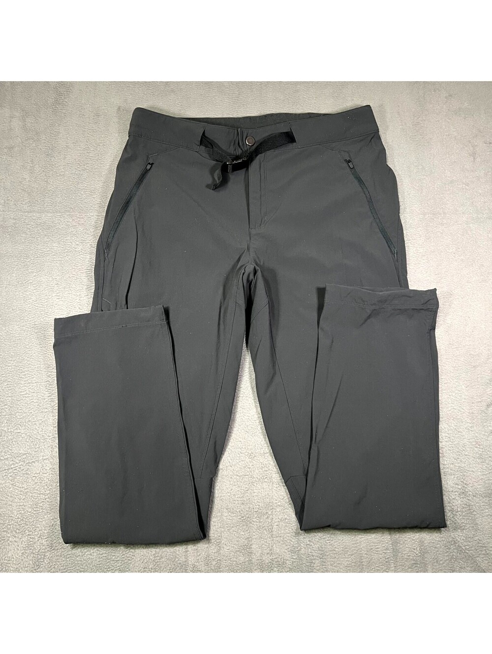 Mountain Hardwear Chockstone/2 Pant Black Womens 10 Webbing Belt Stretch Hiking